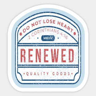 Renewed Sticker